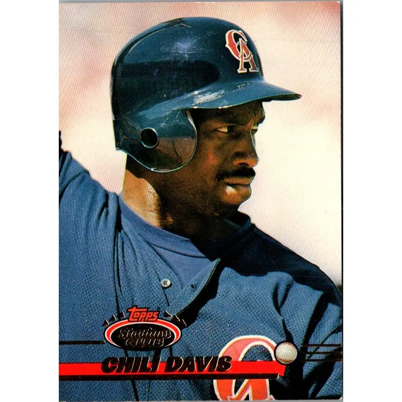 1993 Stadium Club Chili Davis #611