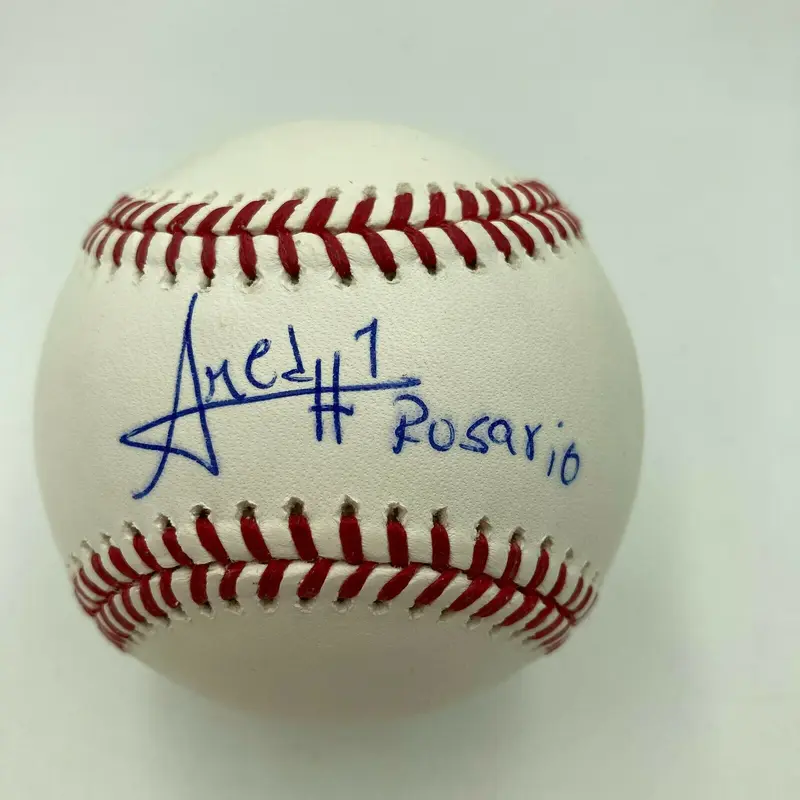 Amed Rosario Signed Autographed Official Major League Baseball