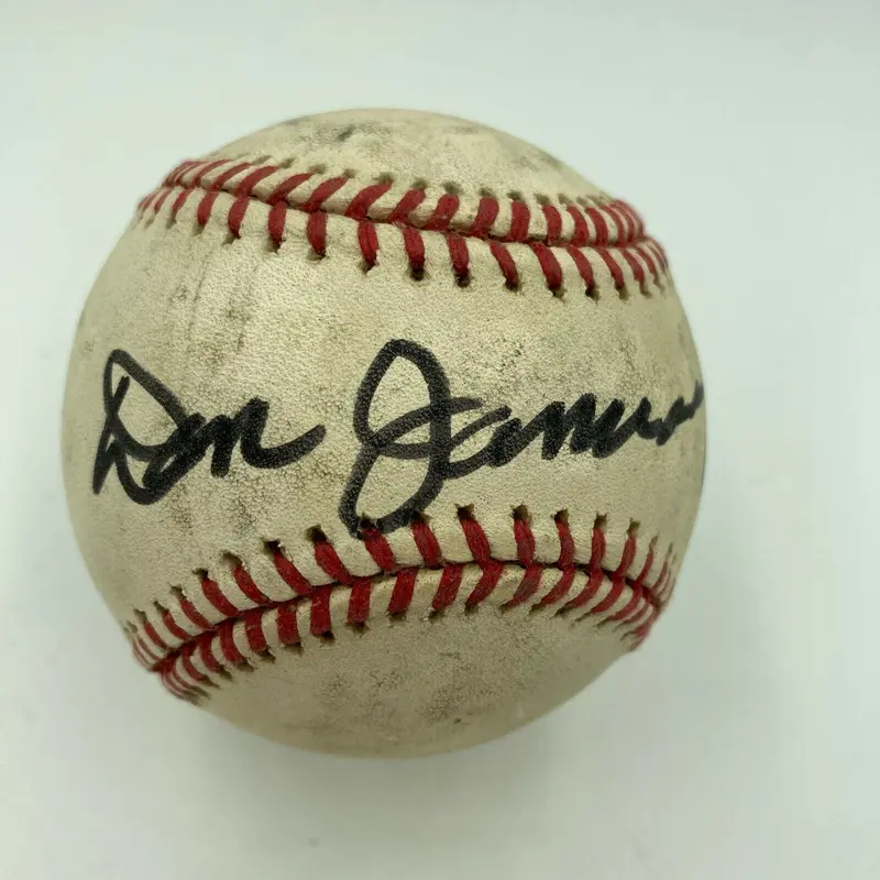 Don January Signed Autographed Major League Baseball Celebrity With JSA COA