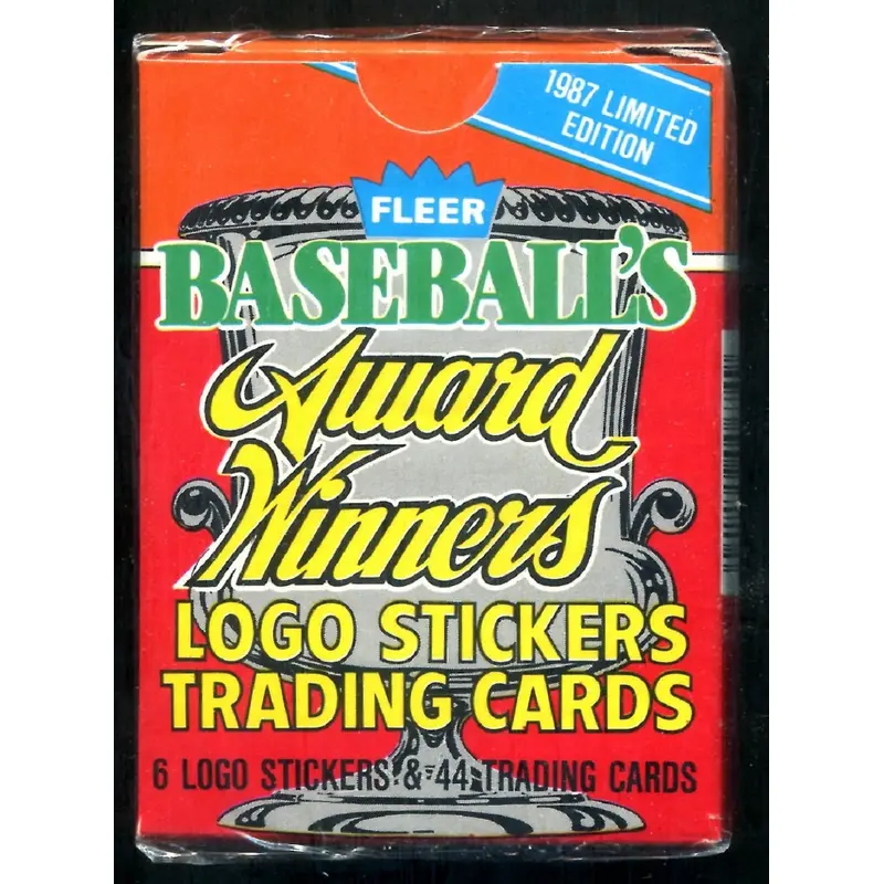 1987 Fleer Baseball Award Winners Factory Set
