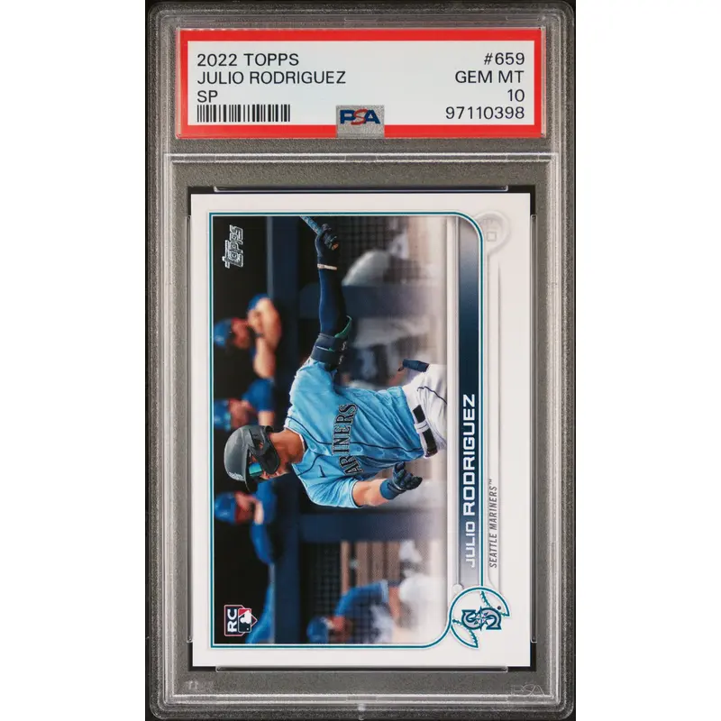 Julio Rodriguez 2022 Topps SP #659 PSA 10 Gem Mint