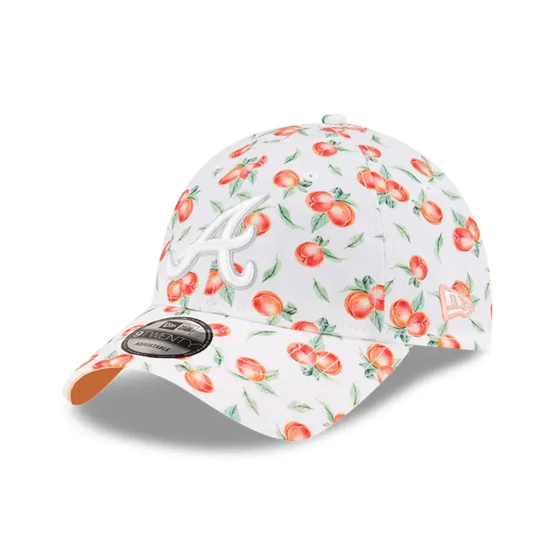Atlanta Braves MLB Peaches White 9TWENTY Adjustable Cap