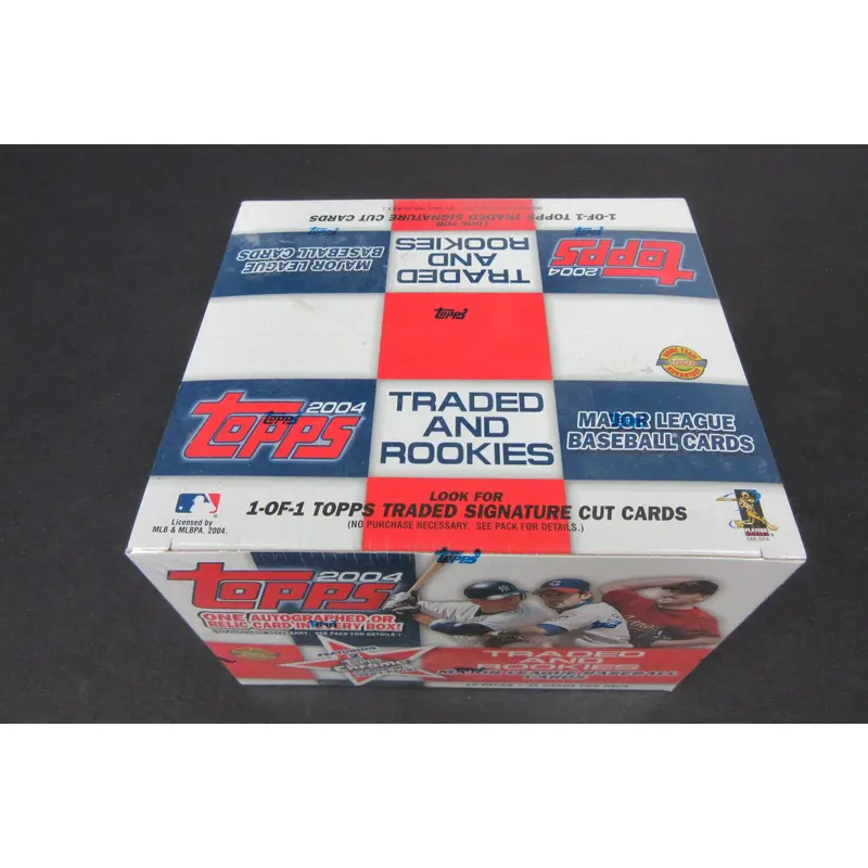 2004 Topps Baseball Traded And Rookies Jumbo Box (HTA)