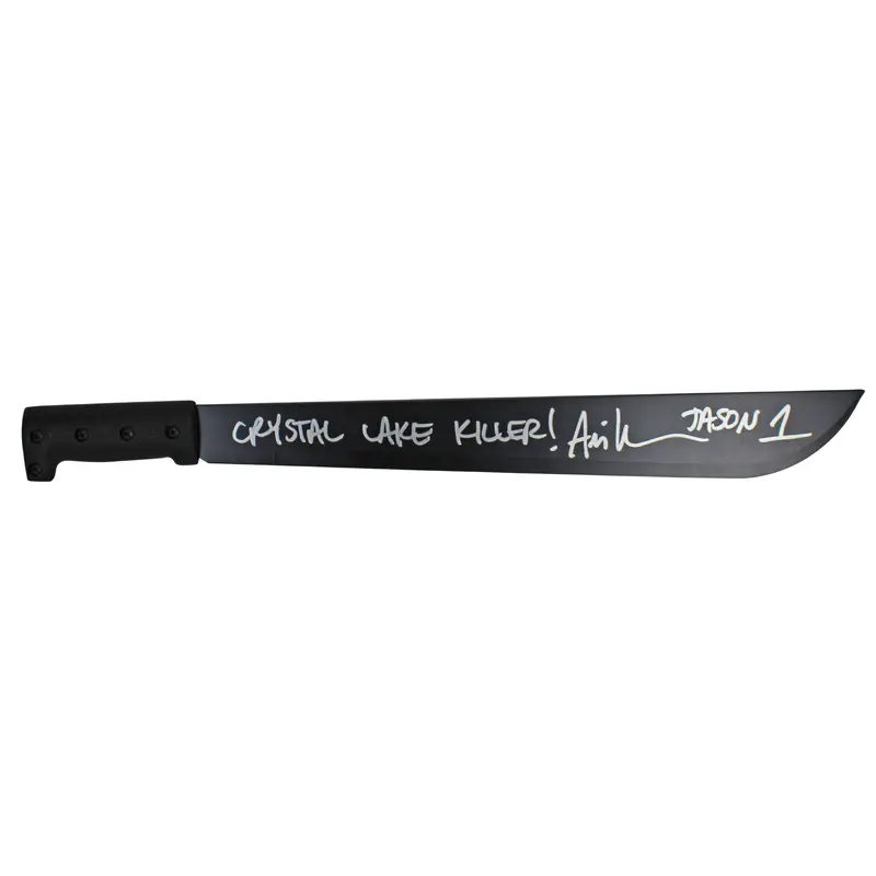 Ari Lehman Friday The 13th "Crystal Lake Killer, Jason 1" Signed Machete BAS