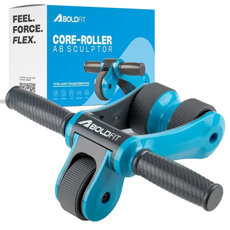 Boldfit Abs Roller for Men & Women Stomach Home Workout, Gym | Kibi Sports