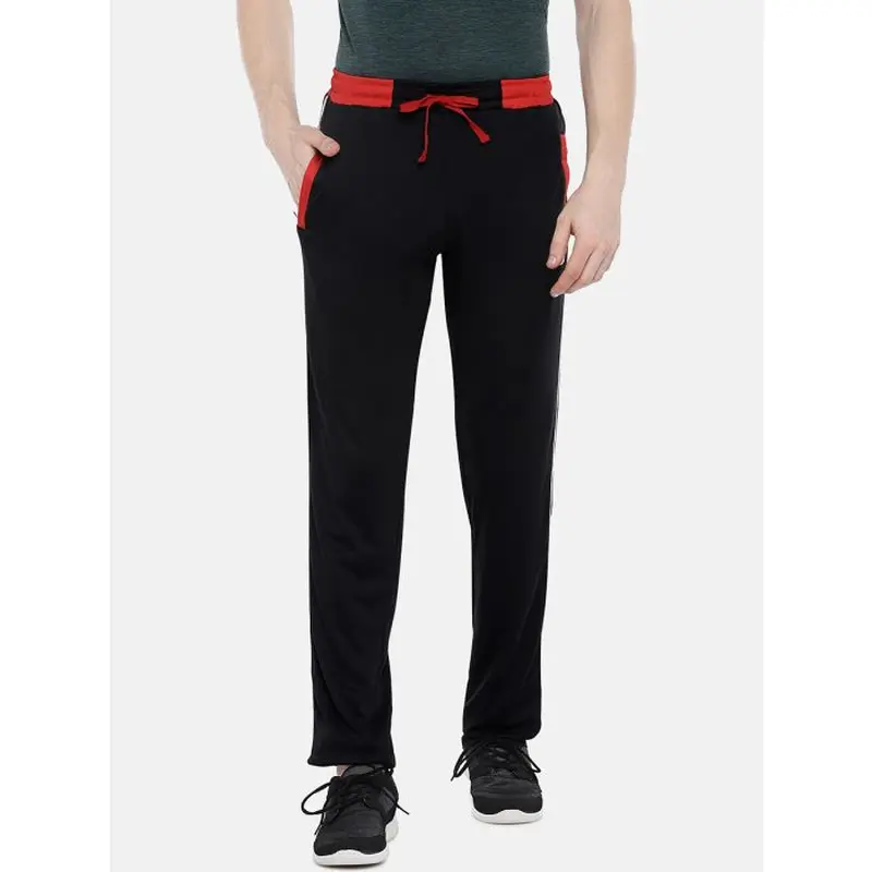 Royal Men'S Track Pants - 07 - Black Red Omtex | Kibi Sports