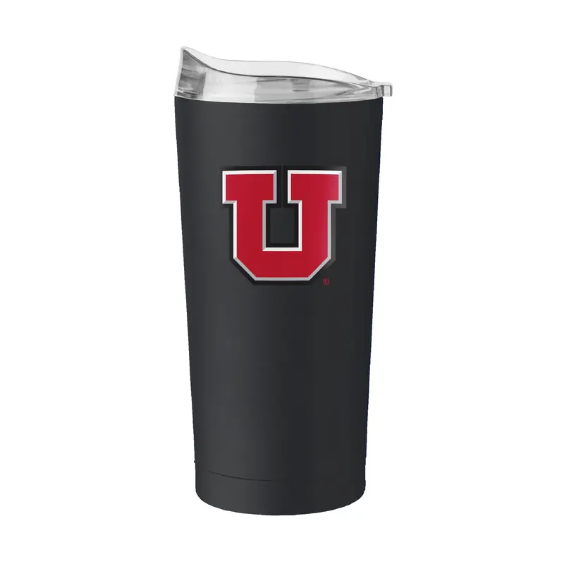 Utah Black U 20oz Powder Coat Tumbler