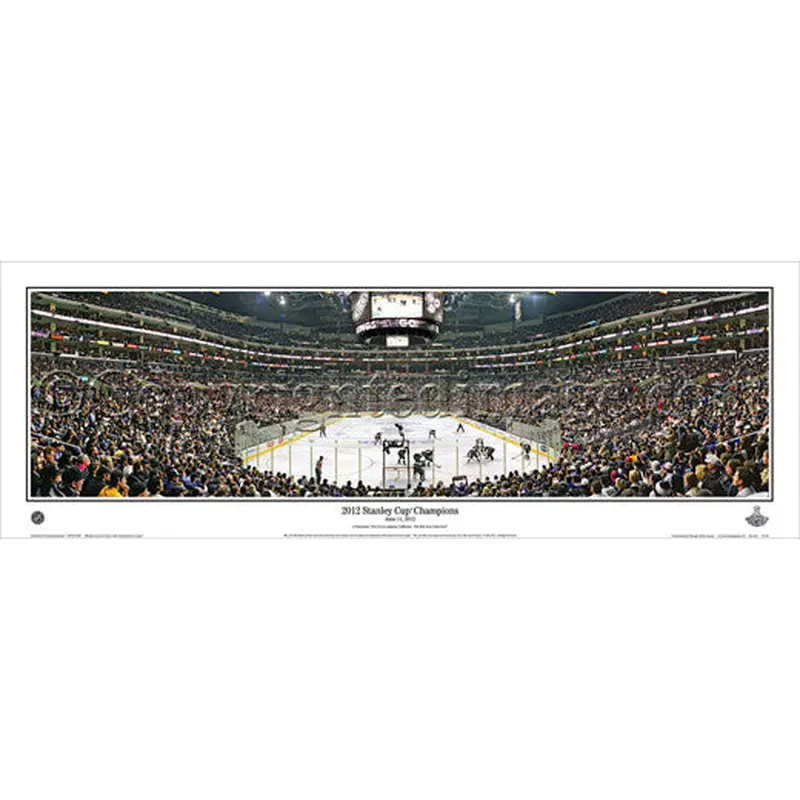 LA Kings "Game 6 Action" 2012 Stanley Cup Panoramic Poster Print - Everlasting