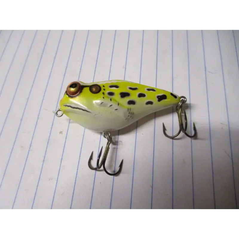 Used Rebel Frog-R Hard Body Topwater Walking Frog Crankbait Lure