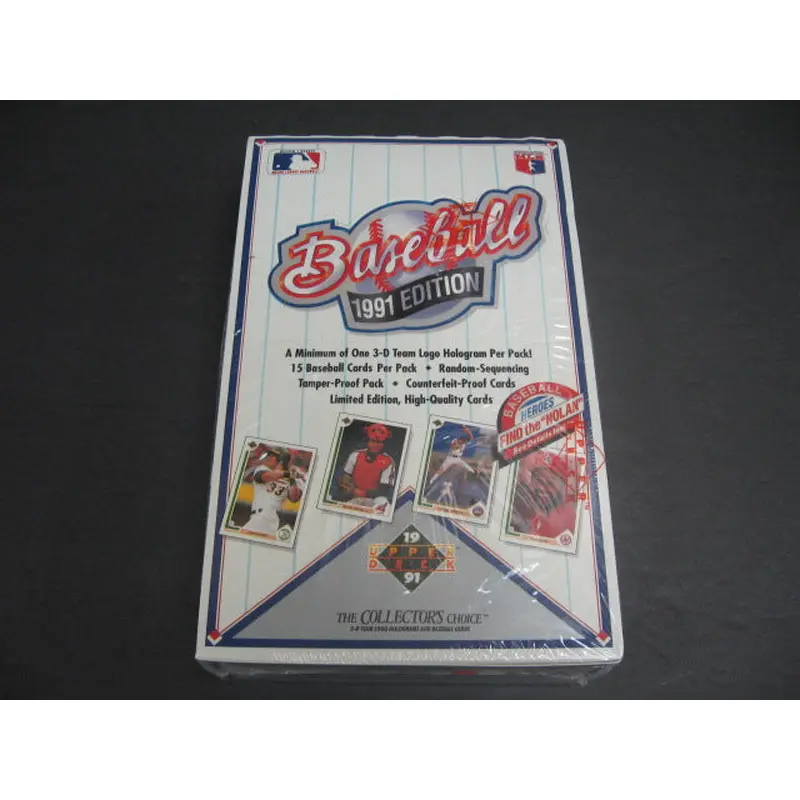 1991 Upper Deck Baseball Low Series Box