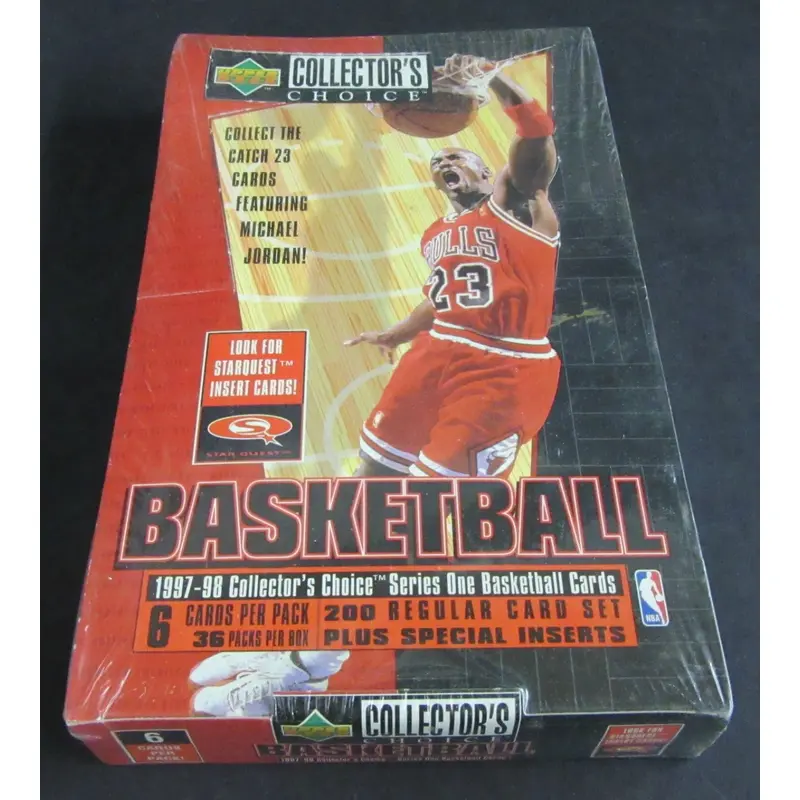1997/98 Upper Deck Collector's Choice Basketball Series 1 Box (36/6)