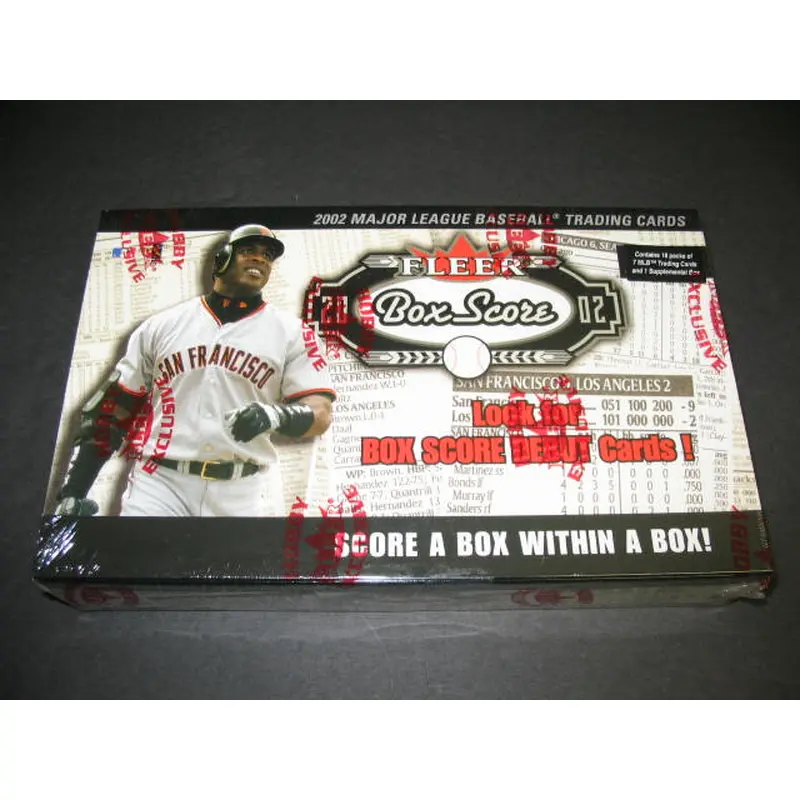 2002 Fleer Box Score Baseball Box (Hobby)