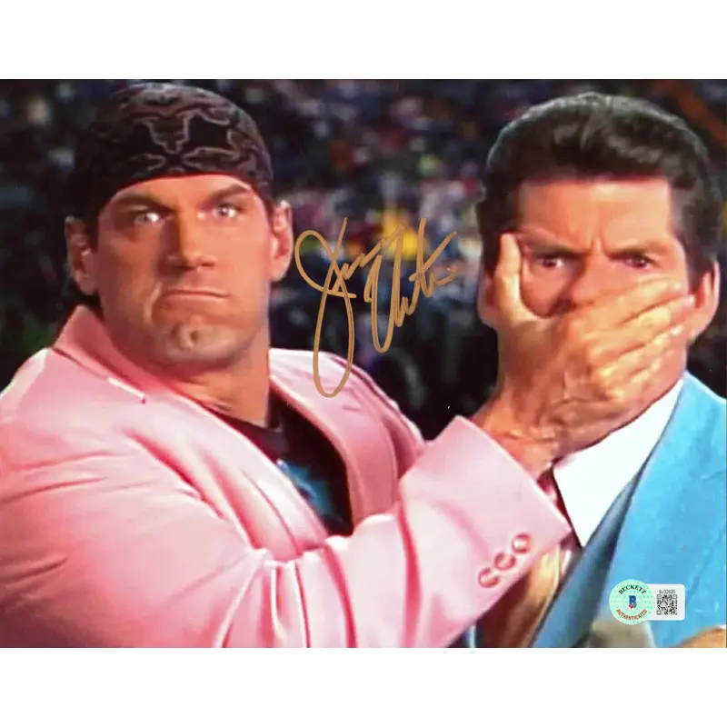 Jesse Ventura WWE Authentic Signed 8x10 Photo Autographed BAS #BJ32620