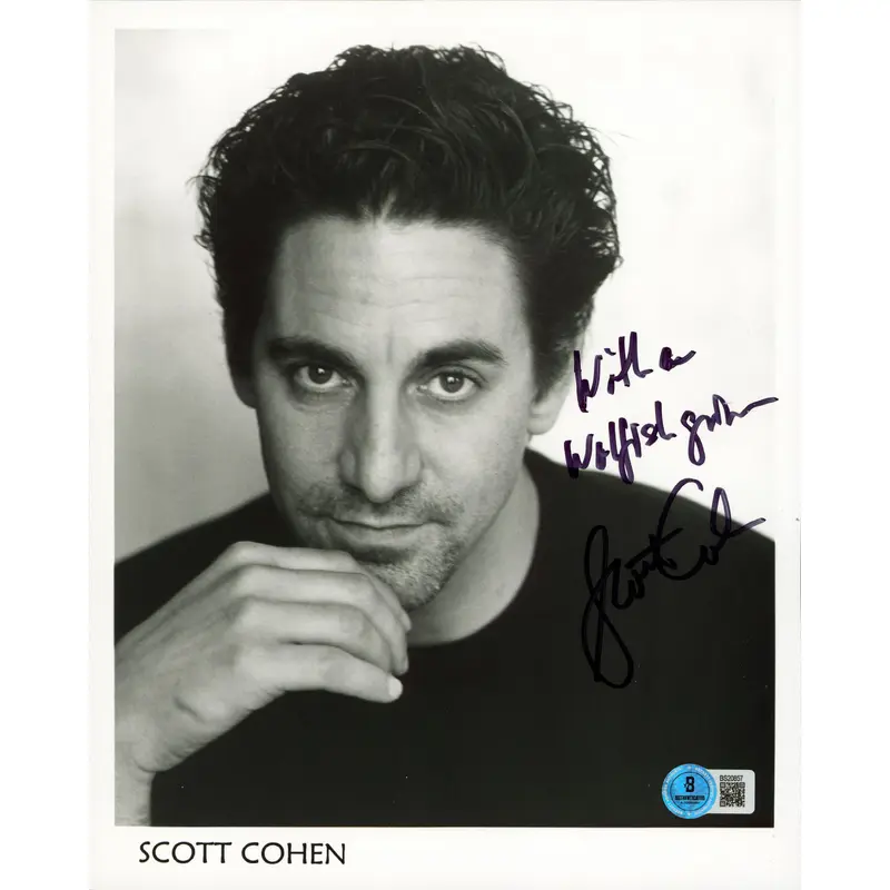 Scott Cohen Gilmore Girls "With A Wolfish Smile" Signed 8x10 Photo BAS #BS20857
