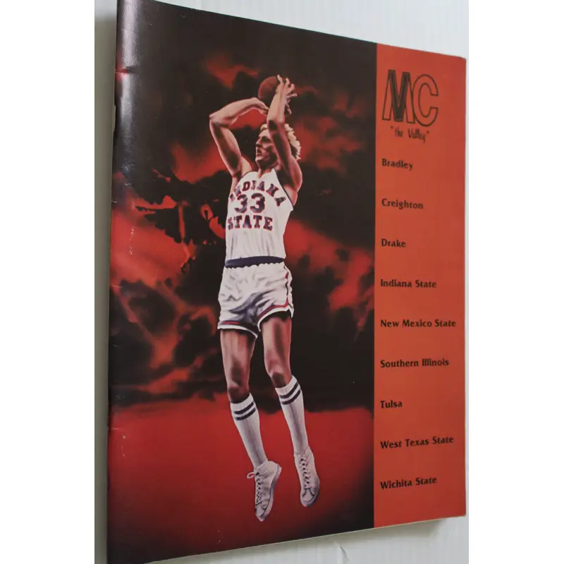 1978-79 Missouri Valley Conference Basketball Media Guide, Larry Bird