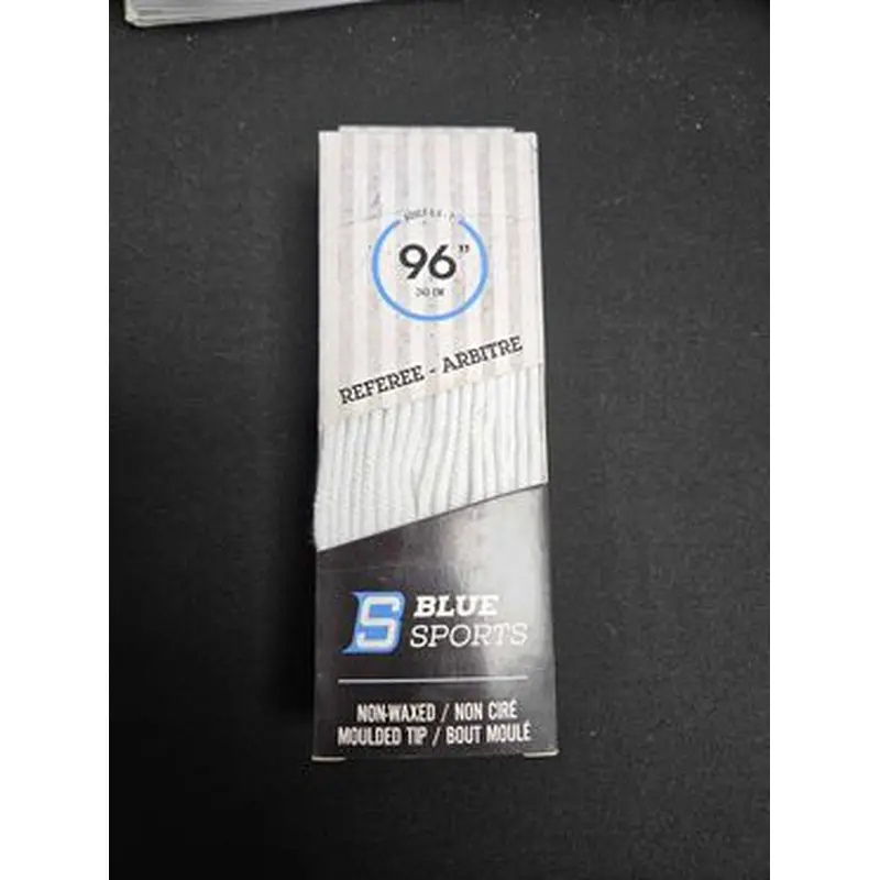 2024 Blue Sports Referee All White Laces