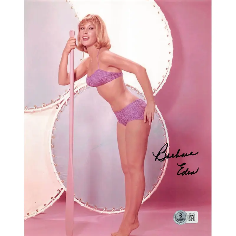Barbara Eden I Dream of Jeannie Authentic Signed 8x10 Vertical Photo BAS 2
