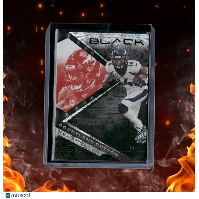 2022 Panini Black Courtland Sutton 5/8 #34