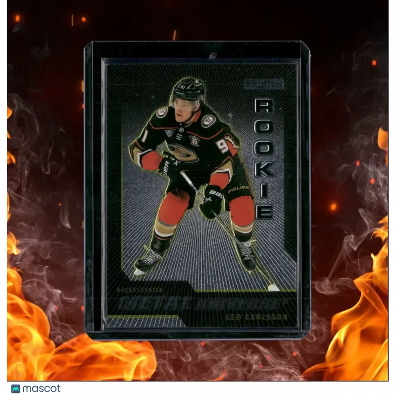 2023-24 SkyBox Metal Universe Leo Carlsson Retro Rookie #R-22