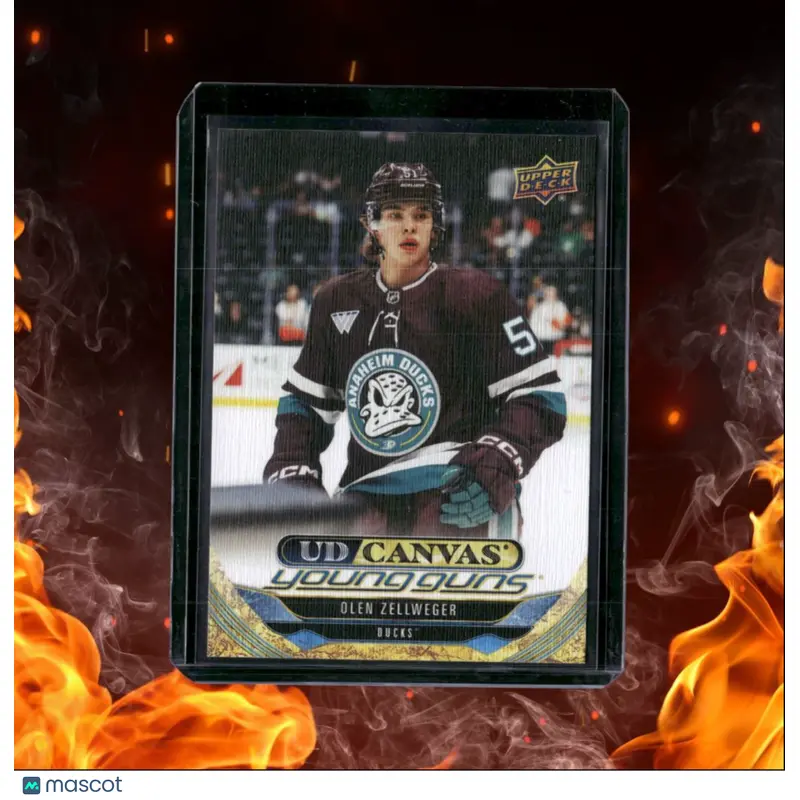 2024-25 Upper Deck Olen Zellweger UD Canvas Young Guns Rookie #C-101