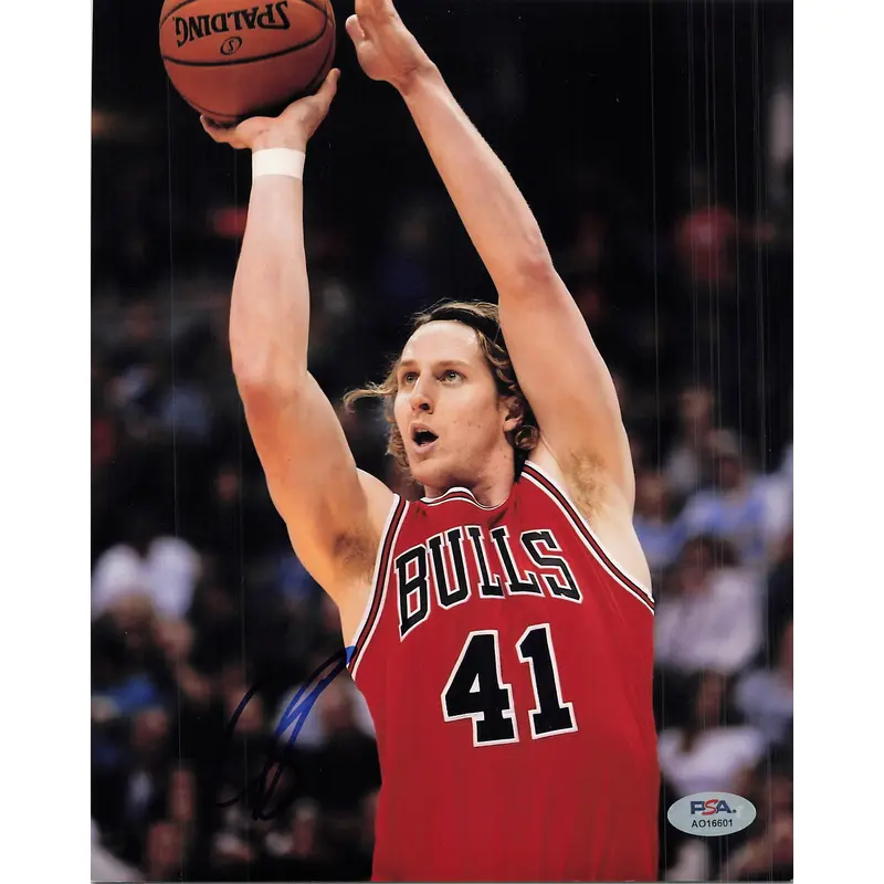 Cameron Bairstow signed 8x10 photo PSA/DNA Autographed Bulls