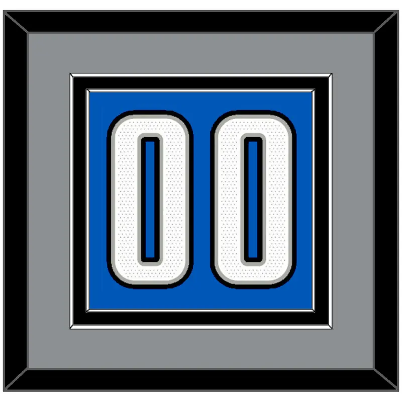 Orlando Number - Blue Statement (2019-2022) - Double Mat 3