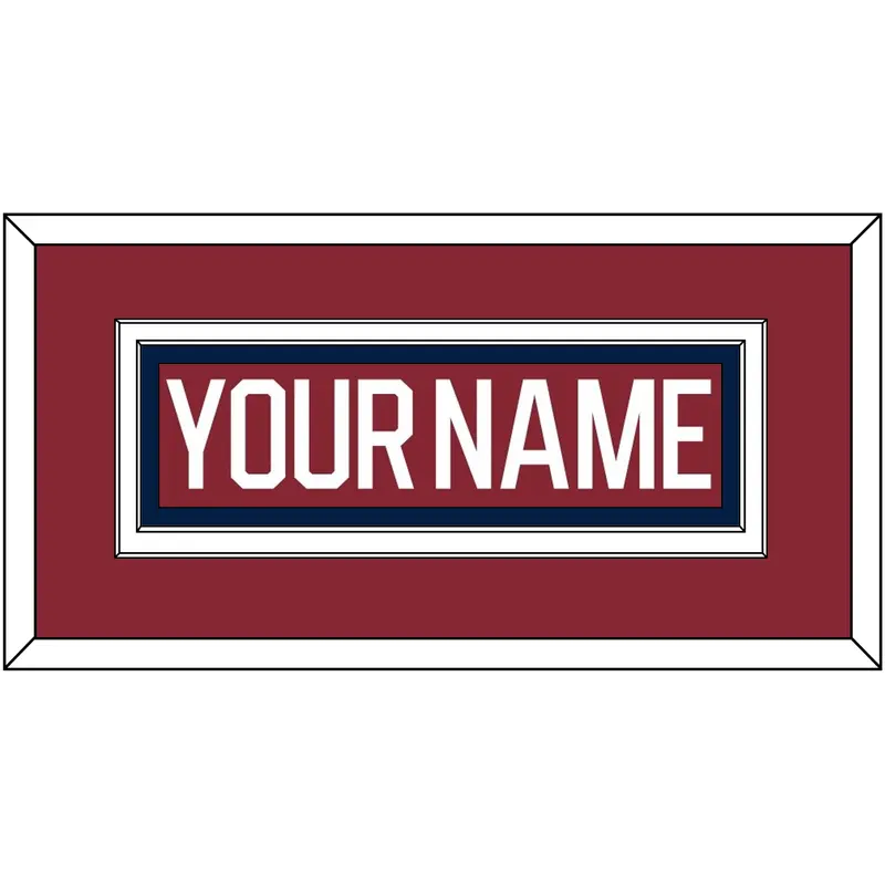 Washington Nameplate - 2015 Winter Classic Garnet - Double Mat 2
