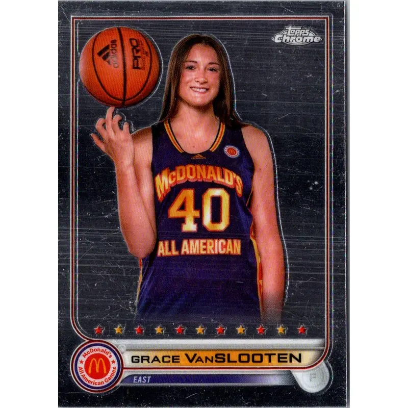 2022 Topps Chrome McDonald's All American Grace VanSlooten #83