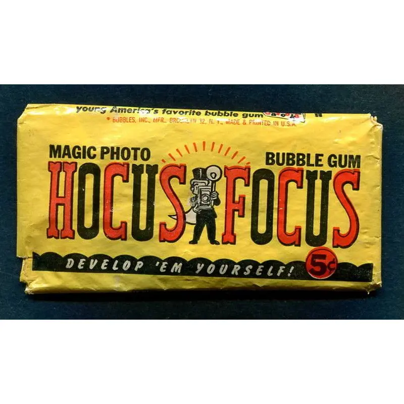 1956 Topps Hocus Focus Unopened 5 Cent Wax Pack