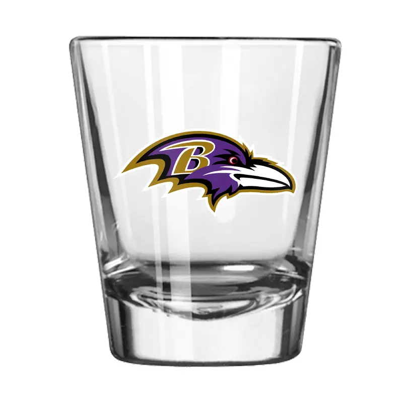 Baltimore Ravens 2oz Letterman Shot Glass