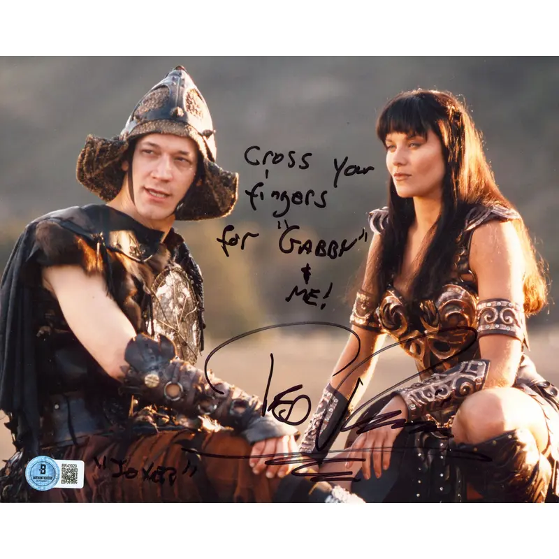 Ted Raimi Xena Warrior Princess "Cross Your Fingers.." Signed 8x10 Photo BAS