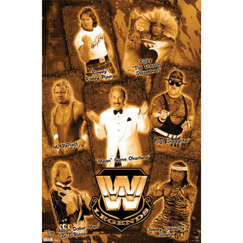 Mean Gene Okerlund's 1980s WWF Wrestling Legends Poster - TIL 2010