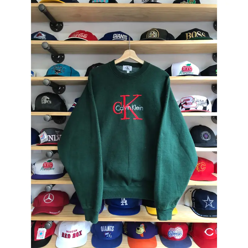 Vintage Calvin Klein Embroidered Crewneck Size XL