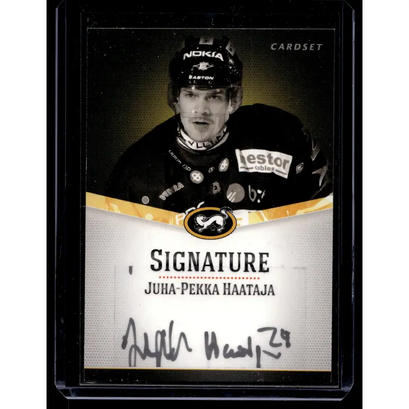 2012-13 Cardset Signature - Juha-Pekka Haataja /125
