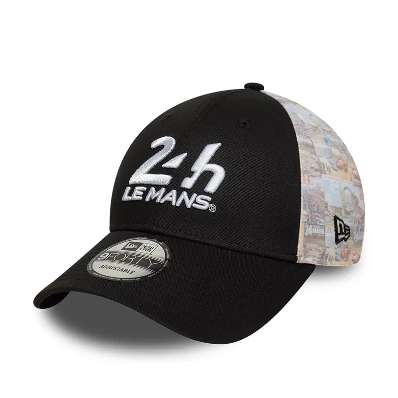24HR Le Mans All Over Print Black 9FORTY Adjustable Cap