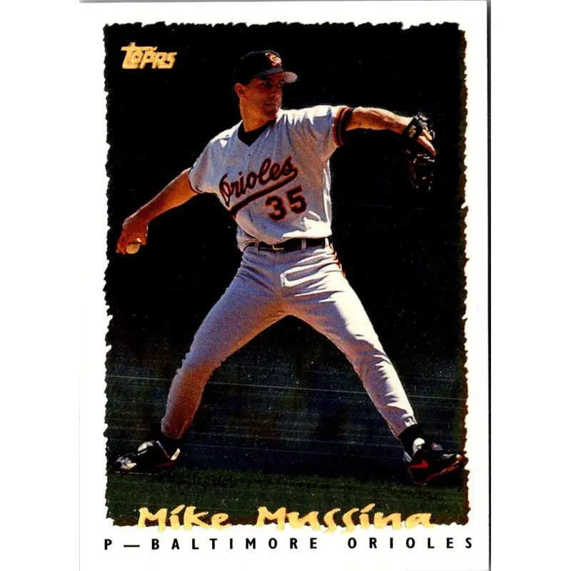 1995 Topps CyberStats (Spectralight) Mike Mussina #37
