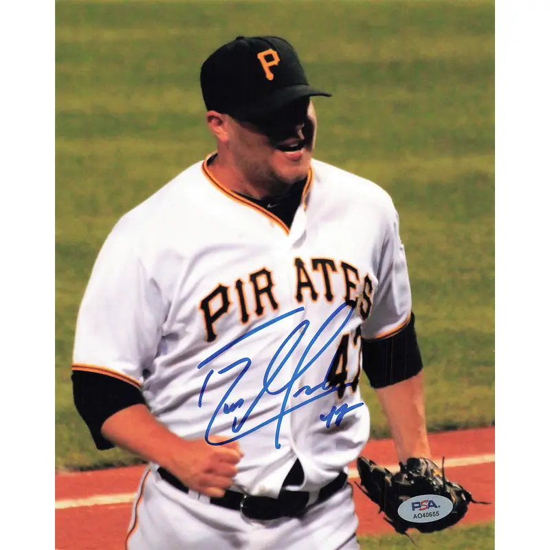 Evan Meek signed 8x10 photo PSA/DNA Pittsburgh Pirates Autographed