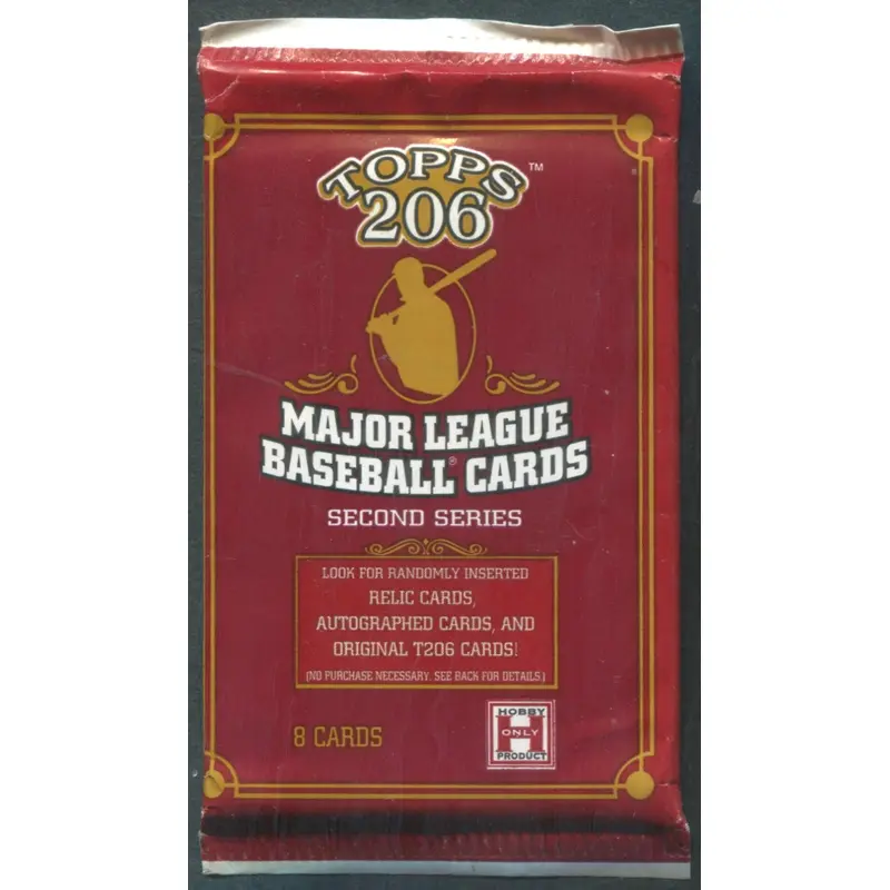 2002 Topps 206 Baseball Unopened Series 2 Pack (Hobby) (8)