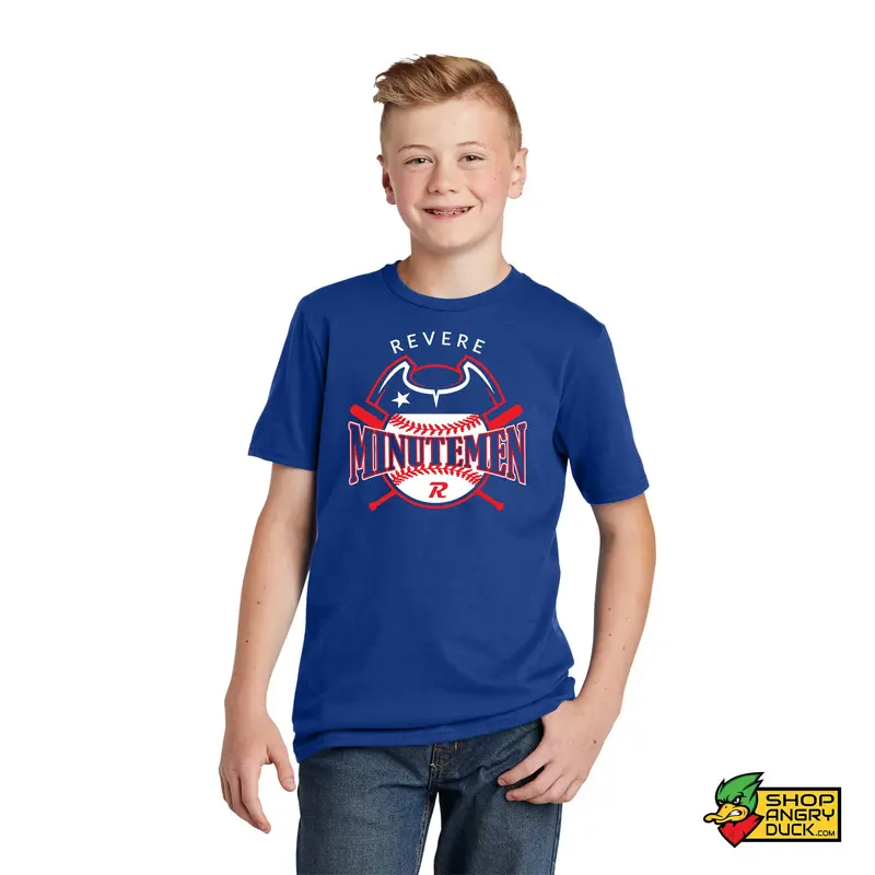 Revere Baseball Mascot Logo Youth T-shirt
