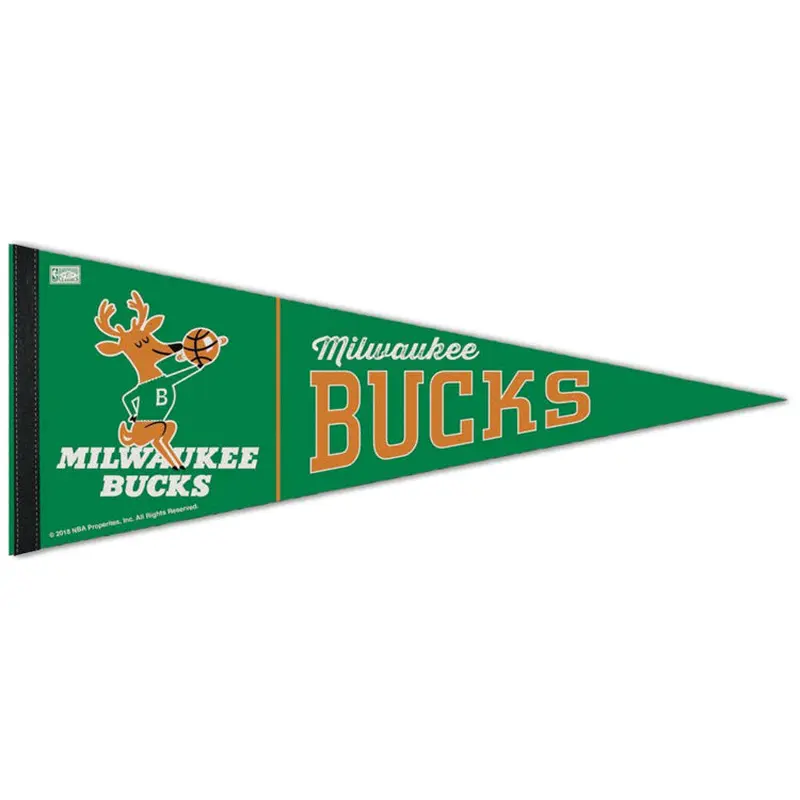 Milwaukee Bucks NBA Hardwood Classics (1968-93) Premium Felt Pennant - Wincraft