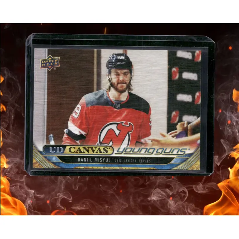 2024-25 Upper Deck Daniil Misyul Canvas Young Guns (B) Rookie #C230