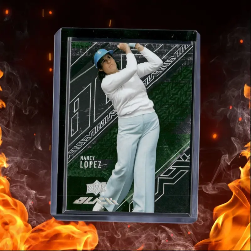 2024 Upper Deck Portfolio Nancy Lopez Black Green 268/299 #18