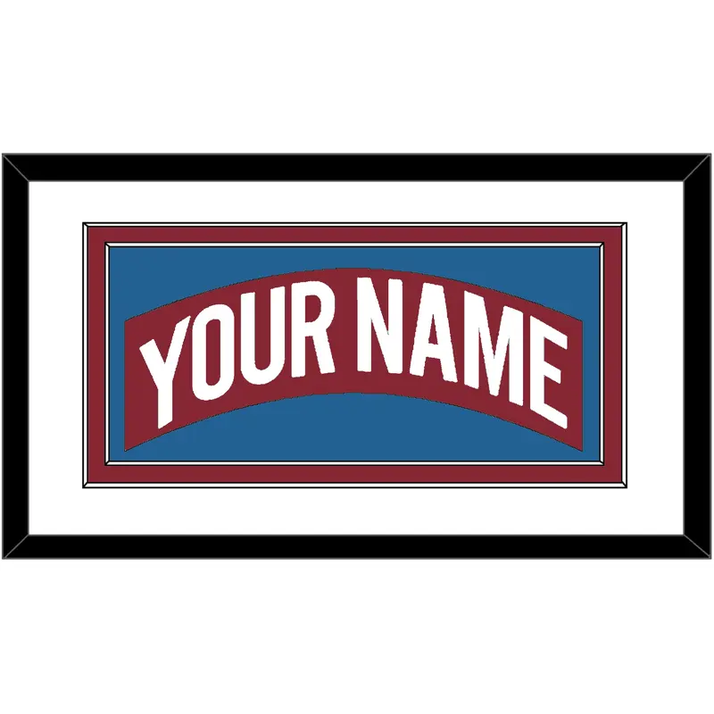 Colorado Nameplate - Road Burgundy (1995-1996) - Double Mat 1