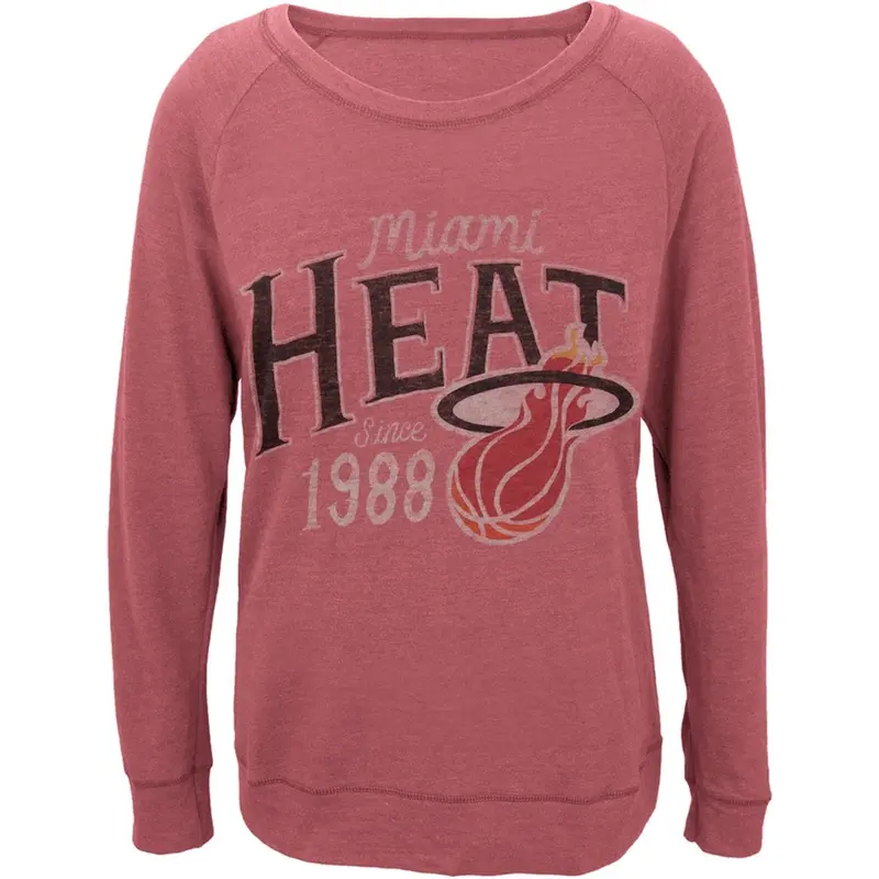 Miami Heat - 1988 Off-Shoulder Juniors Long Sleeve T-Shirt
