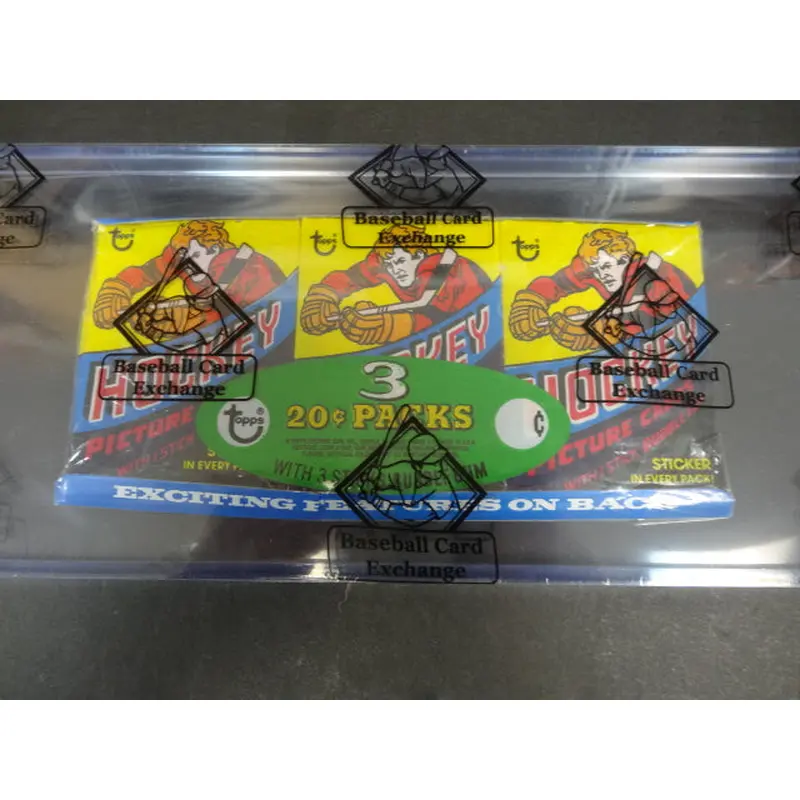 1978/79 Topps Hockey Unopened Wax Pack Tray
