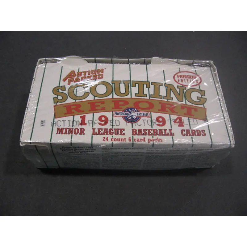 1994 Action Packed Scouting Report Baseball Box
