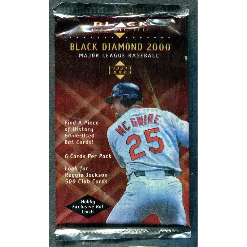 2000 Upper Deck Black Diamond Baseball Unopened Pack (Hobby) (6)