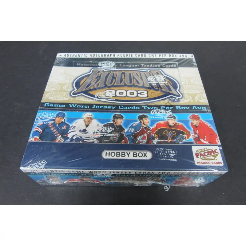2002/03 Pacific Exclusive Hockey Box (Hobby)