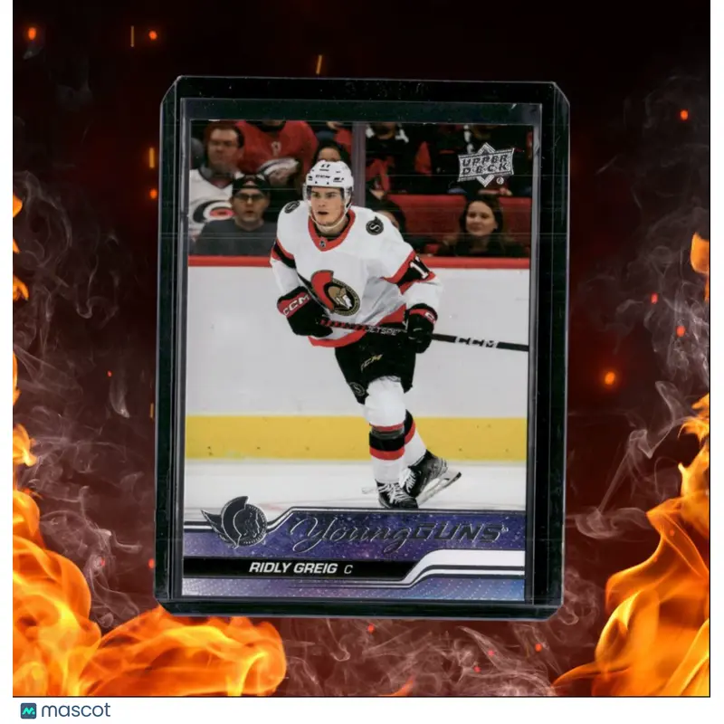 2023-24 Upper Deck Ridly Greig Young Guns Rookie #212