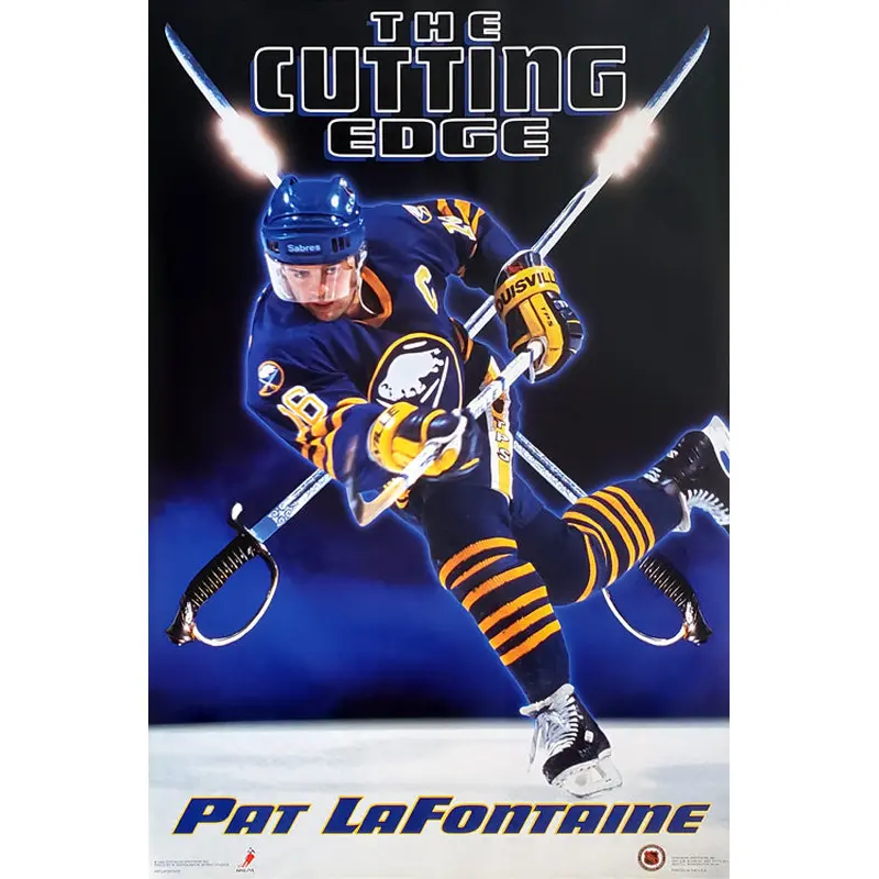 Pat Lafontaine "The Cutting Edge" Buffalo Sabres Poster - Costacos 1993